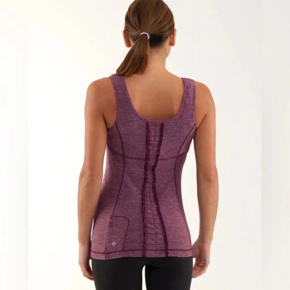 Lululemon Run‎ Free Tank- Heathered Plum Size 8